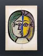 Very Rare Picasso Offset Lithograph in Gloss Coated from 1948