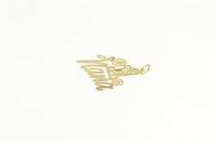 14K Yellow Gold #1 Number One Nana Grandma Granny Charm/Pendant