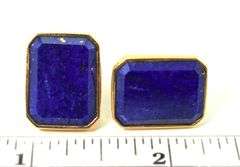 Vibrant 18K Lapis Earrings
