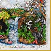 Serenity of the Wildlife (Yellow) by Fazzino, Charles