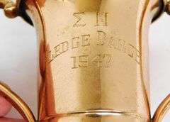 1947 Gold Plated Sorority Trophy Cup