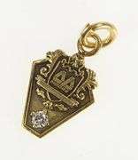10K Yellow Gold Diamond Moore Years of Service Charm/Pendant