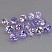 Glittering 3.29ct bright blue violet Tanzanite set
