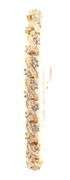 14K Yellow Gold Ctw Diamond Encrusted Vintage Twist Tennis Bracelet