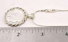 Aries Astrology Pendant Necklace in Sterling Silver