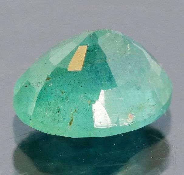 Glowing blue green 2.68ct unheated Emerald