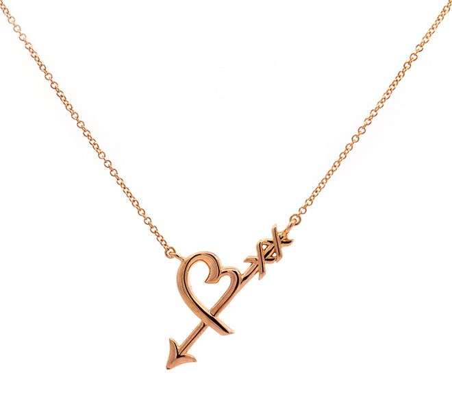 Tiffany & Co. Paloma’s Graffiti Heart & Arrow Pendant Necklace in 18K
