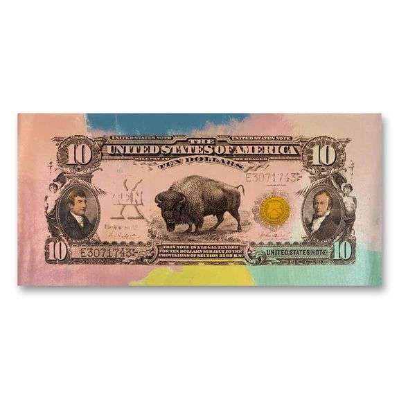 10 Dollar Bill by Steve Kaufman