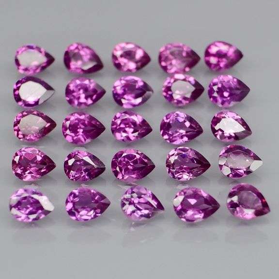 Amazing 5.07ct Rhodolite Garnet set