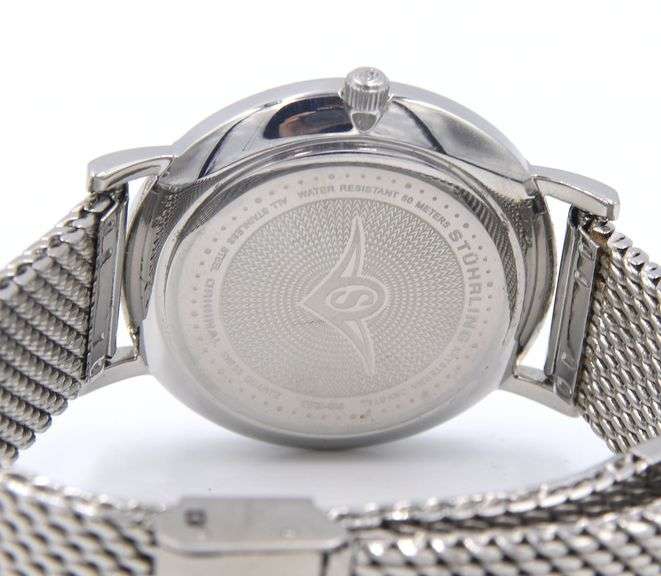Stuhrling Original Black Dial Quartz Watch