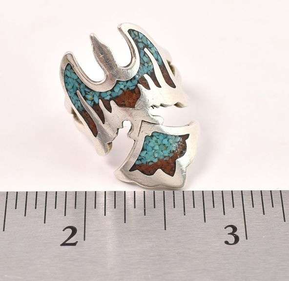 Sterling Silver Native American Thunderbird Ring