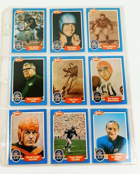 9 - 1986 Swell Hall of Fame Football Greats