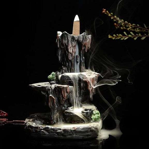 Mountain Waterfall Backflow Incense Burner: