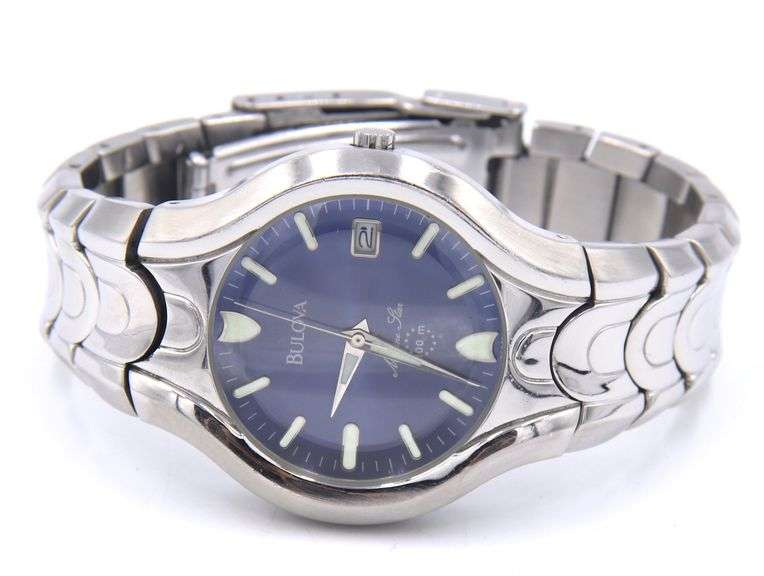 Bulova Star Marine Quartz Blue Dial Watch