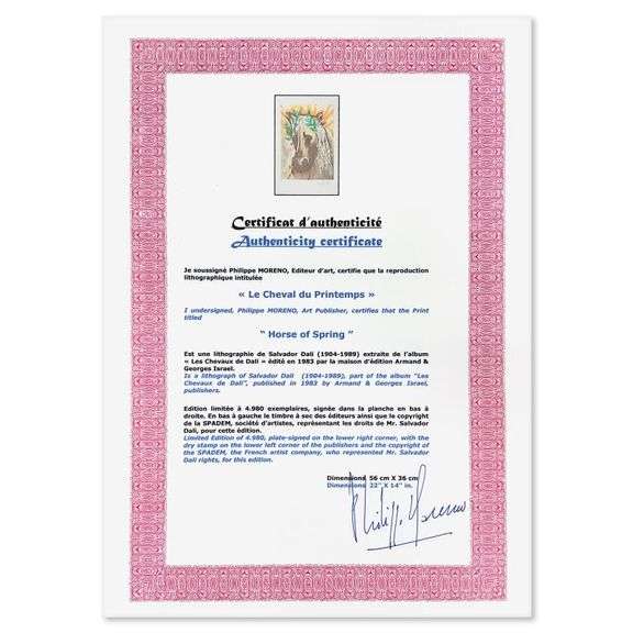 Le Cheval du Printemps by Salvador Dali