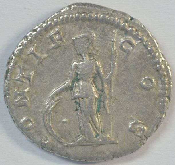 Lovely top end Emperor Geta Roman Silver Denarius, 198-209 AD