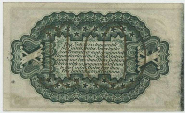 Super Crisp Unc 10 Cents 3rd Issue Fractional Currency note