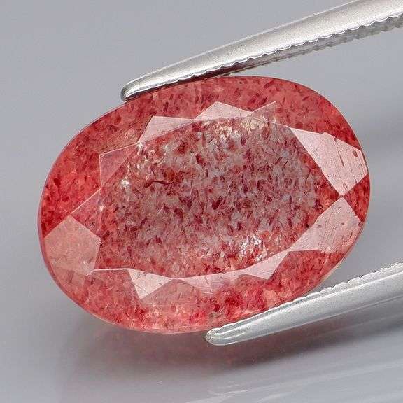 Awesome 6.57ct Strawberry Quartz