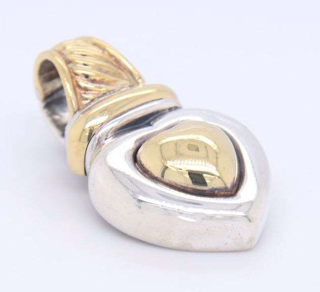 David Yurman 2 Tone Heart Enhancer