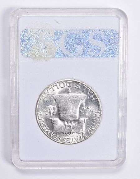 MS69 FBL 1949-S Franklin Silver Half Dollar Full Bell Lines SGS