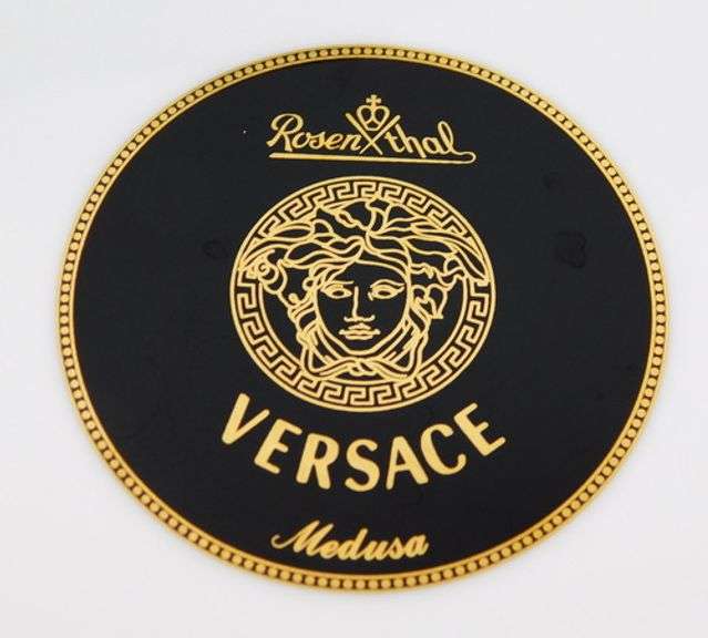 Versace Medusa Dinner Plate with COA & Box