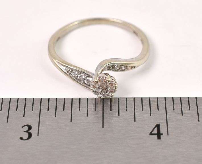 Darling Cluster Diamond Ring in White Gold