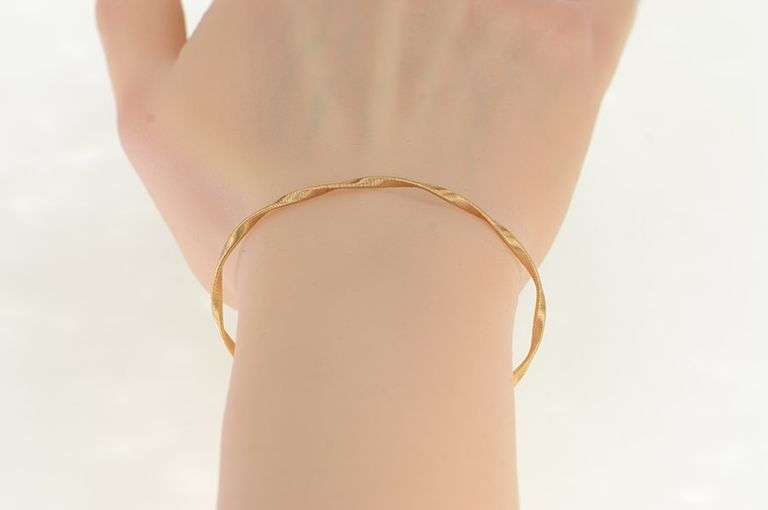 18K Yellow Gold Marco Bicego Marrakech Fancy Twist Bracelet