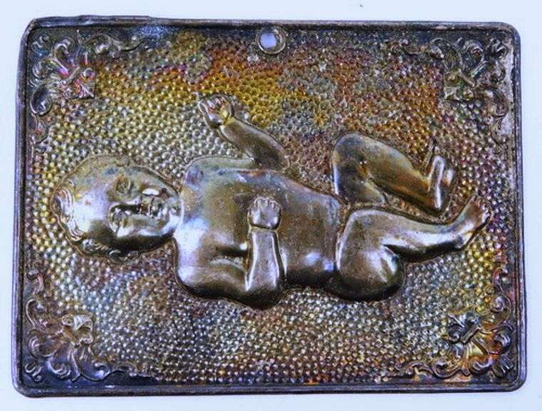 Old Religious Baby Milagro Ex Voto
