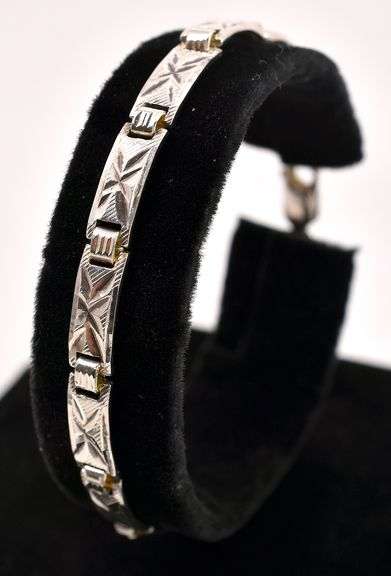 Sterling Silver Fancy Link Bracelet