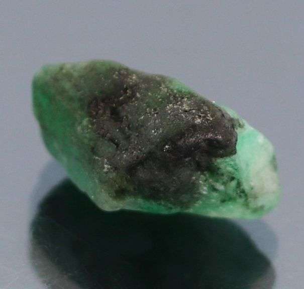 Untreated 10.74ct uncut Emerald