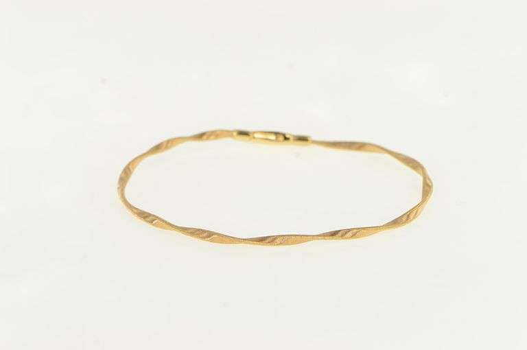 18K Yellow Gold Marco Bicego Marrakech Fancy Twist Bracelet