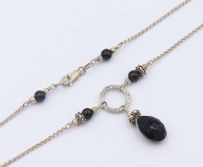 Group Lot of Vintage 925 Sterling Silver Necklaces