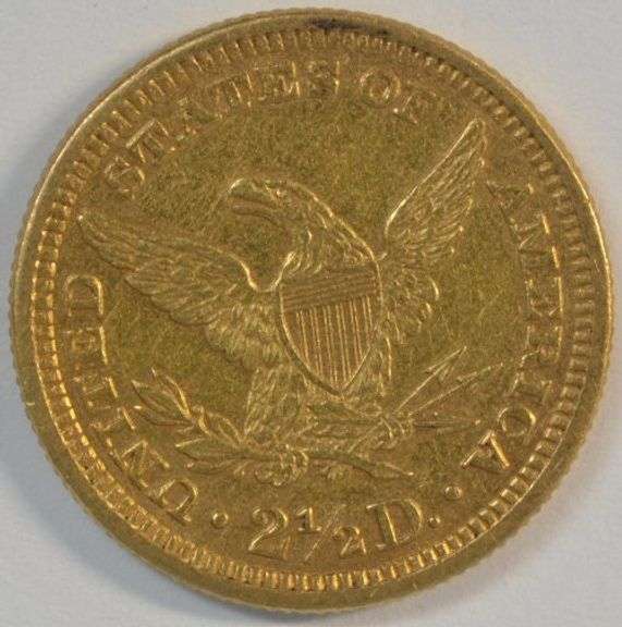 RARE RAZOR-SHARP reflective 1887 US $2.50 Liberty Gold Piece
