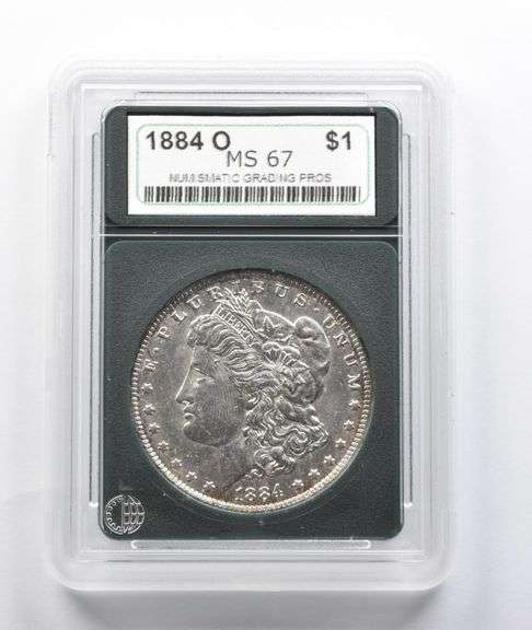 MS67 1884-O Morgan Silver Dollar NGP