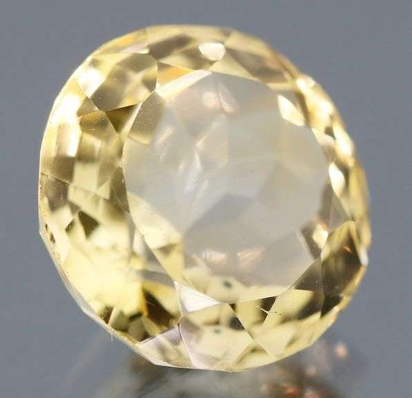 Glittering 6.53ct unheated Citrine solitaire