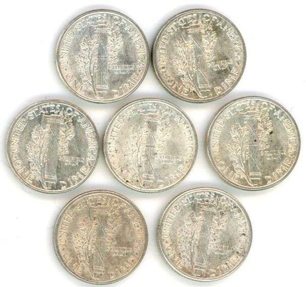 7 Gorgeous Mercury Silver Dimes
