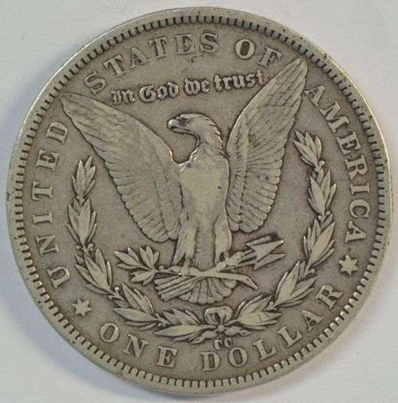 Sharp & attractive 1891-CC Morgan Silver Dollar. Key date