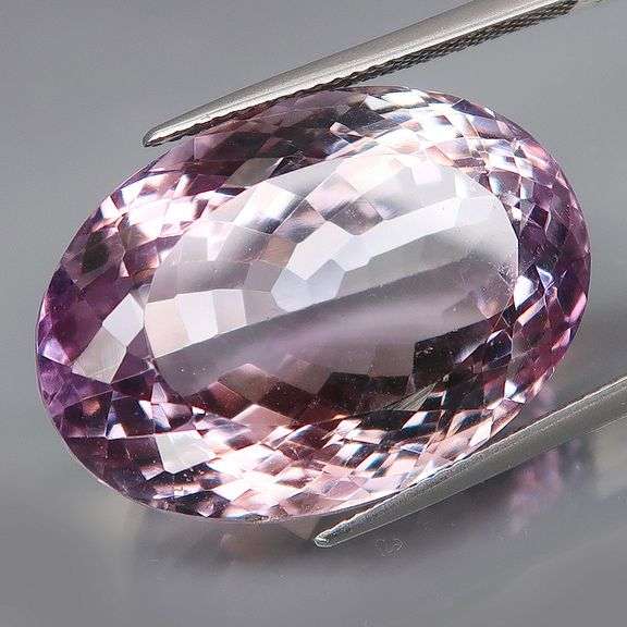Substantial 42.39ct tightly faceted Amethyst