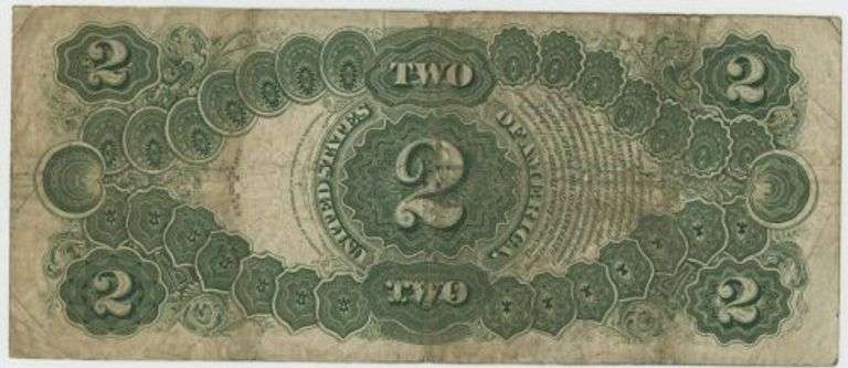 Nice circulated 1917 Series Large Size $2 Legal Tender Note