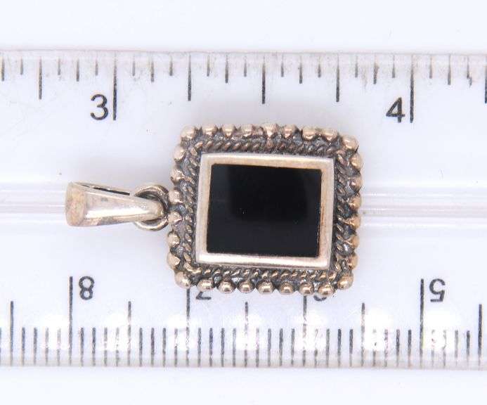 Sterling Silver Gemstone Pendant Lot