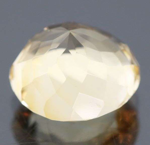 Glittering 6.53ct unheated Citrine solitaire