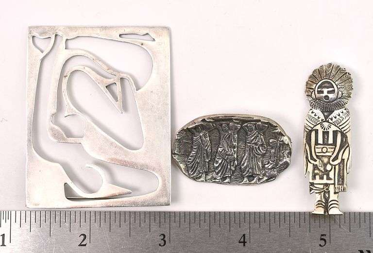 Sterling Silver Random Pin Lot