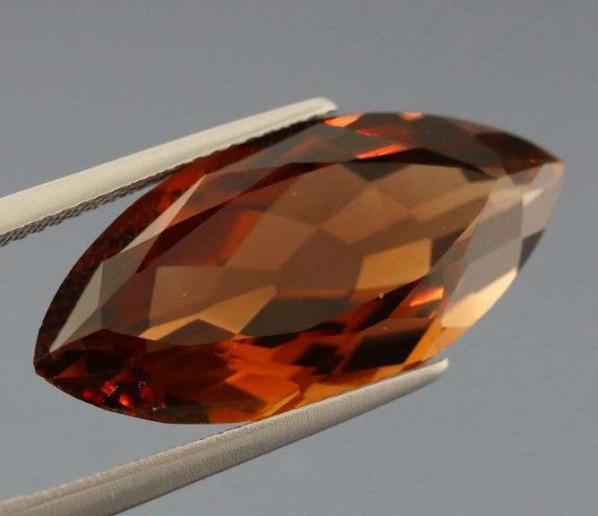 Stunning 15.36ct marquise cut Imperial Topaz