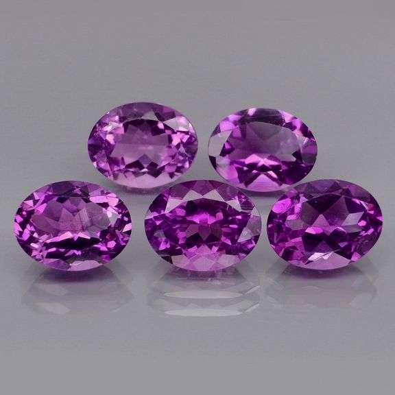 Rich 8.0ct top violet Bolivian Amethyst set