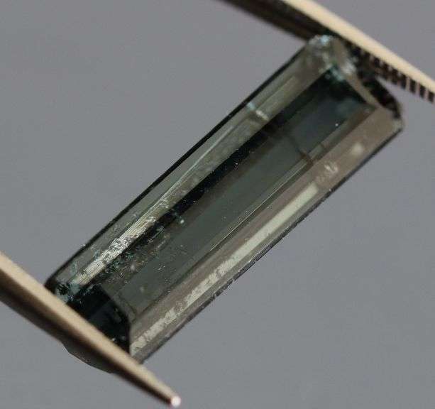 Elegant 5.91ct untreated gray blue Tourmaline