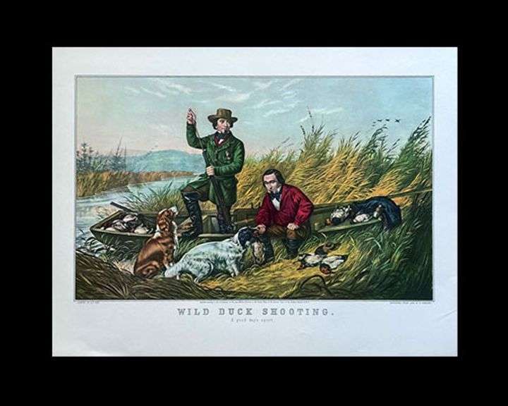 Collectible Vintage Artwork Depicting America in the Mid-Nineteenth Century