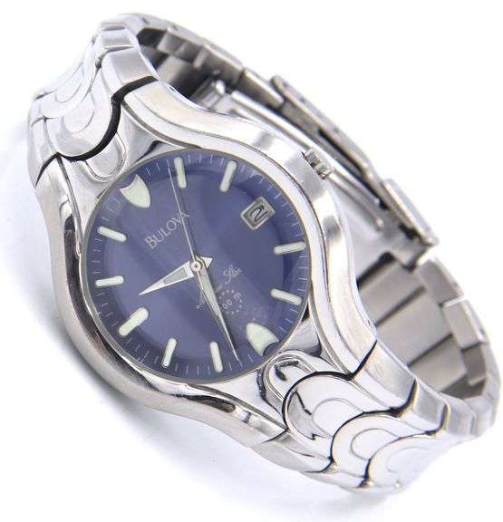 Bulova Star Marine Quartz Blue Dial Watch