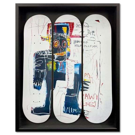 Irony of Negro Policeman by Basquiat