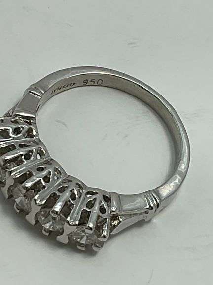 CERTIFIED BRAND NEW PLATINUM AND DIAMOND BAND