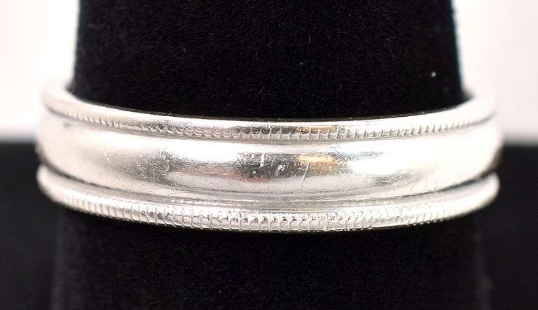 Sterling Silver Men's Band Ring